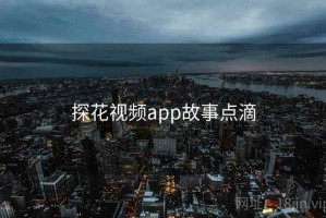 探花视频app故事点滴