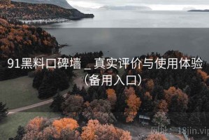 91黑料口碑墙 _ 真实评价与使用体验（备用入口）