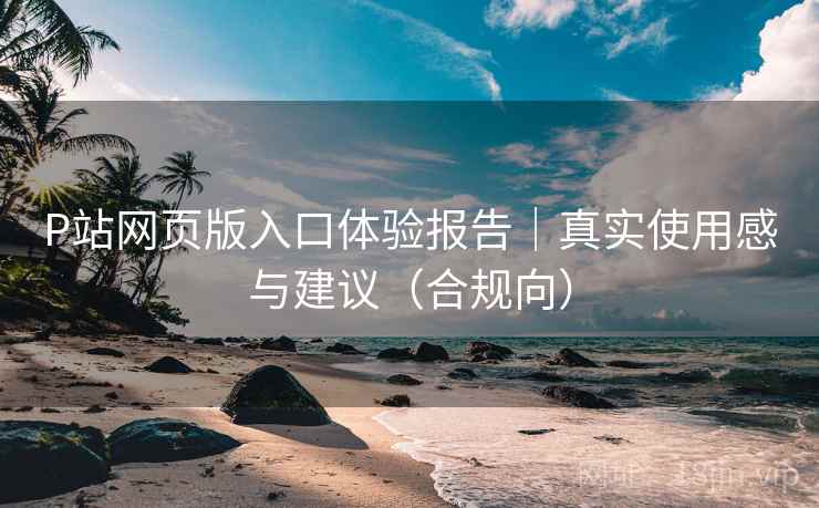 P站网页版入口体验报告｜真实使用感与建议（合规向）