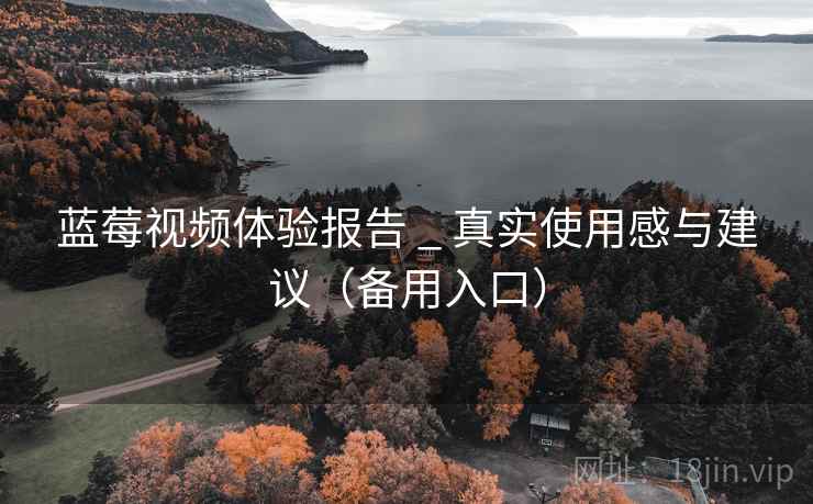 蓝莓视频体验报告 _ 真实使用感与建议（备用入口）