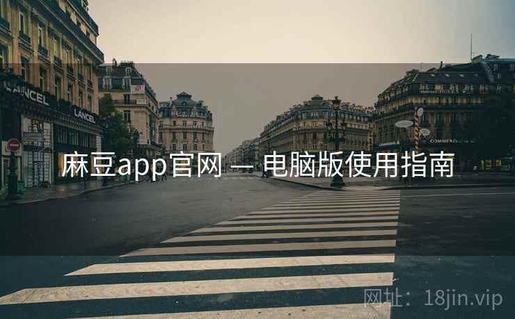 麻豆app官网 — 电脑版使用指南